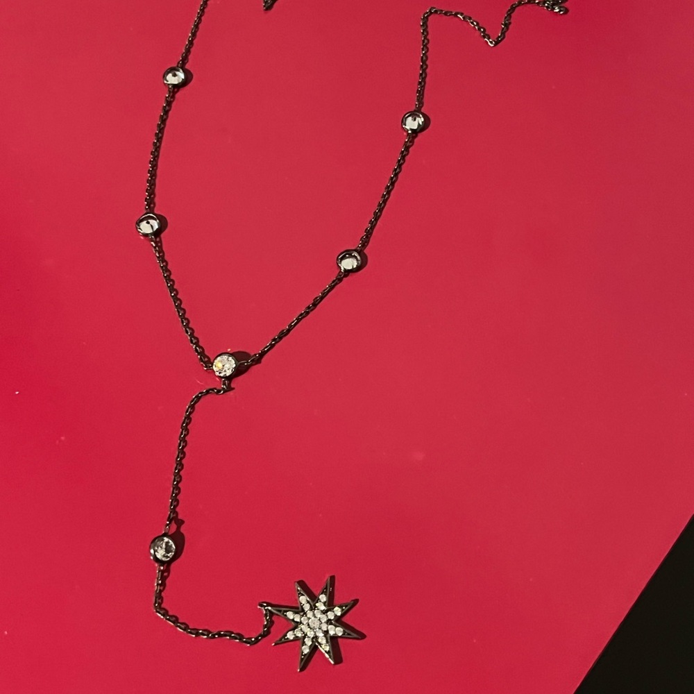 Faux Diamond North Star Necklace